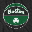 Boston Black And Green Basketball T-Shirt For Sale