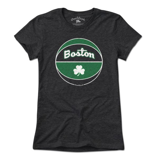 Boston Black And Green Basketball T-Shirt For Sale