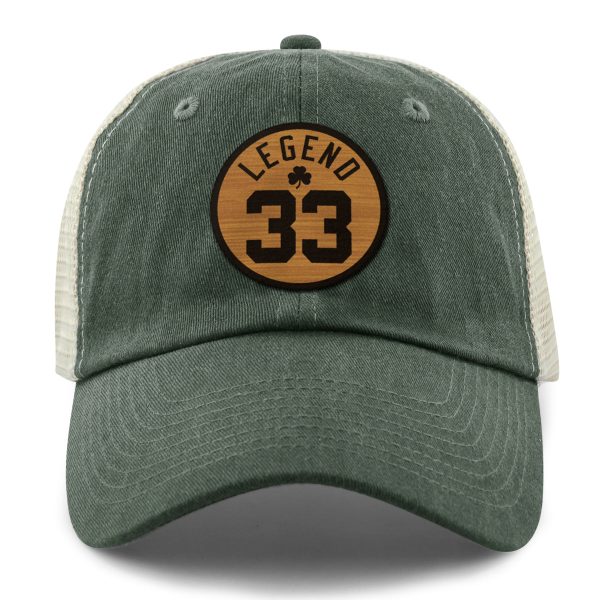 Legend 33 Parquet Patch Relaxed Trucker Online Sale