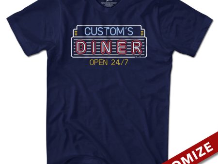 Custom Name s Diner T-Shirt Supply