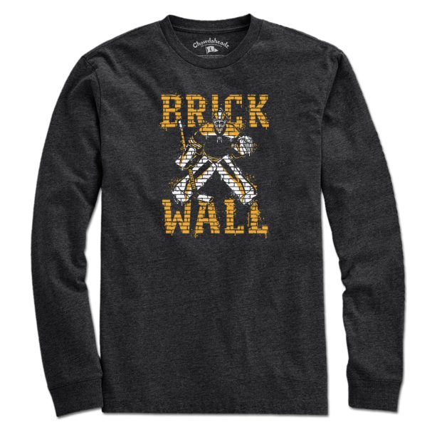 Brick Wall Boston Hockey T-Shirt Discount