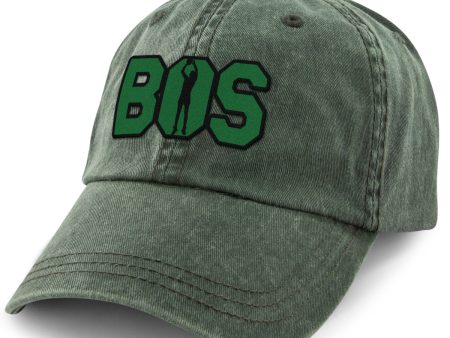 BOS Jump Shot Washed Dad Hat For Cheap