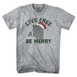 Live Free & Be Merry Old Man T-Shirt Fashion