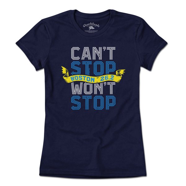 Can t Stop Won t Stop Marathon T-Shirt Online Hot Sale