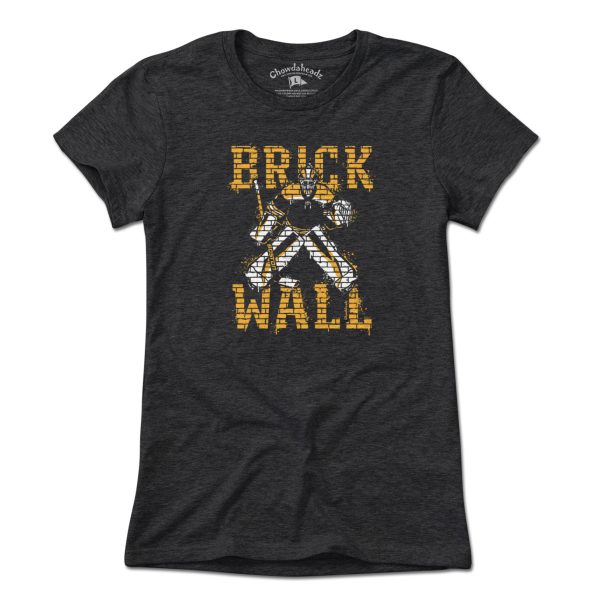 Brick Wall Boston Hockey T-Shirt Discount