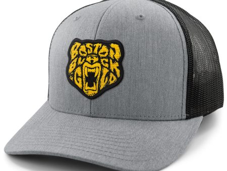 Black & Gold Bear Classic Snapback Trucker Cheap