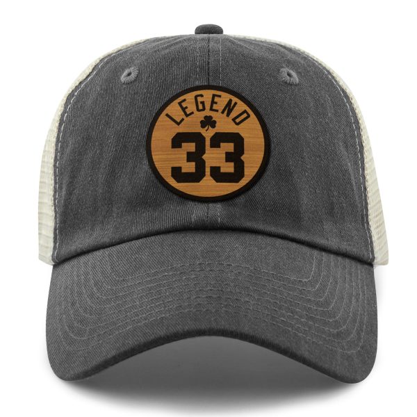 Legend 33 Parquet Patch Relaxed Trucker Online Sale