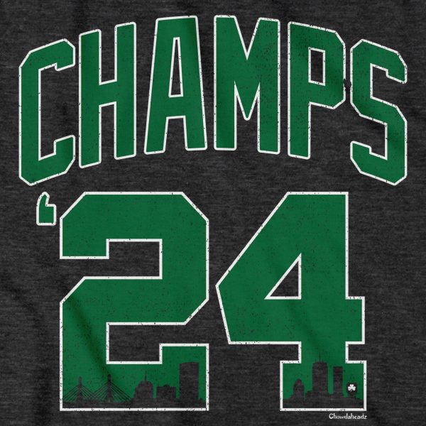 2024 Champs Boston Basketball Championship T-Shirt Discount