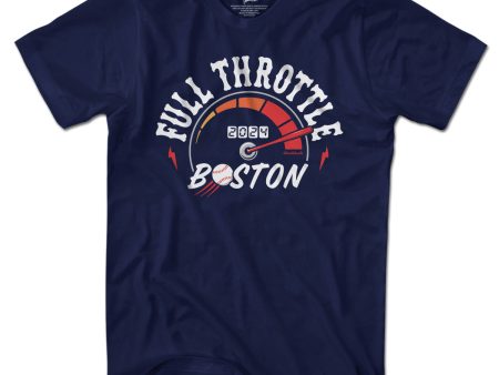 Full Throttle Boston Baseball T-Shirt For Cheap