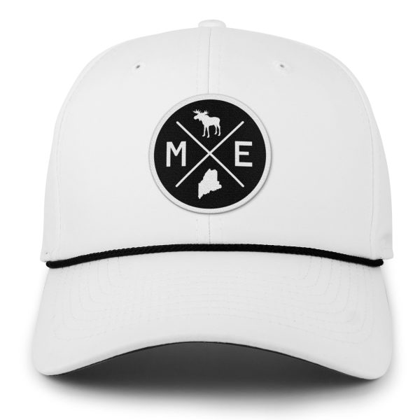 Maine Circle Emblem Rope Performance Hat Discount