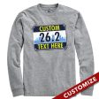 Custom Race Bib T-Shirt For Sale