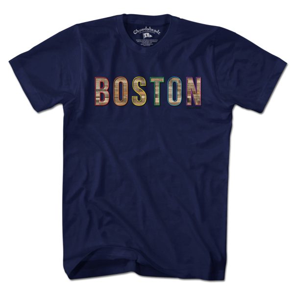 Boston Pride Rustic Wood Sign T-Shirt Sale