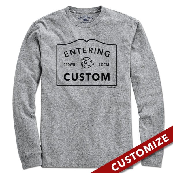 Entering  Custom  City or Town Sign T-Shirt Cheap