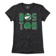 Boston Basketball Stacked T-Shirt Cheap