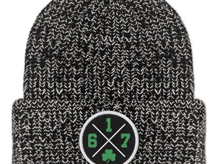 617 Shamrock Emblem Chunky Knit Discount