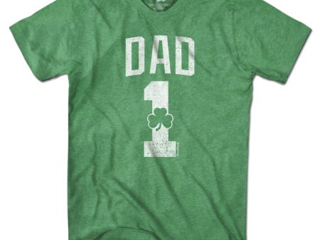 #1 Irish Dad T-Shirt Cheap