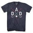 DAD Cross Clubs Golf T-Shirt Online now