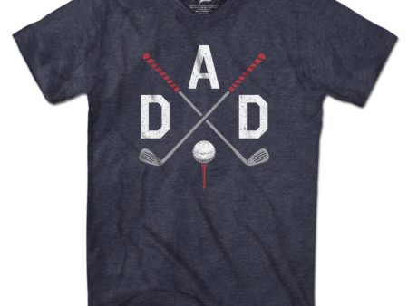 DAD Cross Clubs Golf T-Shirt Online now