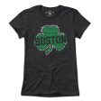 Boston Shamrock Graffiti T-Shirt Cheap