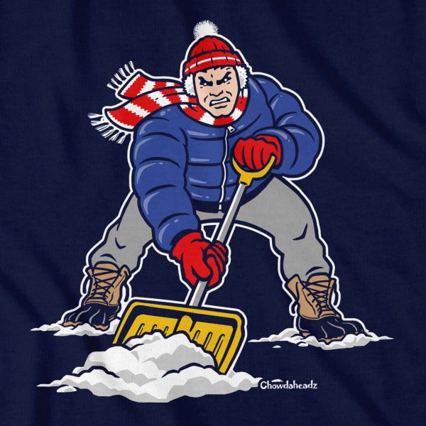 Three Point Stance Snow Shoveler T-Shirt Online