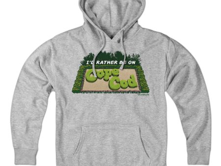 I d Rather Be On Cape Cod Hedges Hoodie on Sale