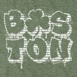 Boston Shamrock Stacked Graffiti T-Shirt For Sale