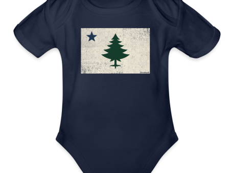 Vintage Maine Flag Infant One Piece Supply