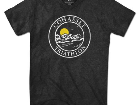 Cohasset Triathlon White Logo T-Shirt Online Hot Sale