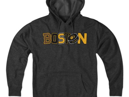 Boston Black & Gold Pride Hoodie For Cheap