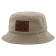 The Grill Sergeant Leather Patch Bucket Hat Online Sale