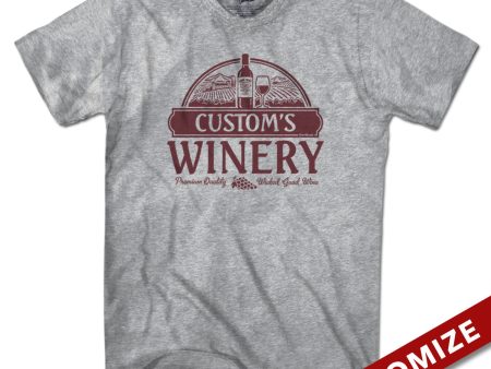 Custom Name s Winery T-Shirt on Sale