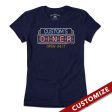 Custom Name s Diner T-Shirt Supply