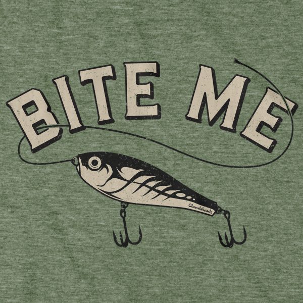 Bite Me Fishing T-Shirt on Sale