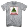 Merry Christmas Tree Sign T-Shirt Online Sale