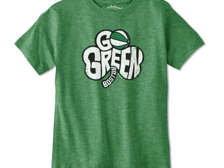 Go Green Boston Shamrock Youth T-shirt Online Sale