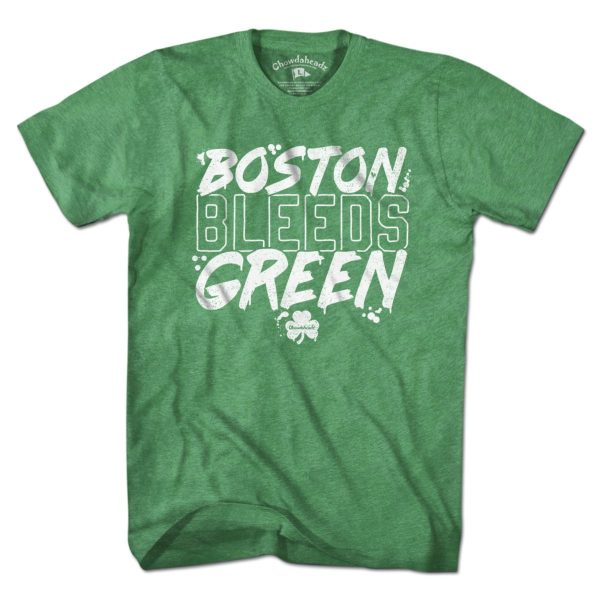 Boston Bleeds Green T-Shirt Sale