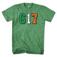 Boston 617 Irish Flag T-Shirt For Discount