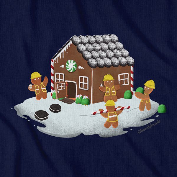 Gingerbread Construction T-Shirt For Sale