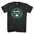 Boston Black And Green Basketball T-Shirt For Sale