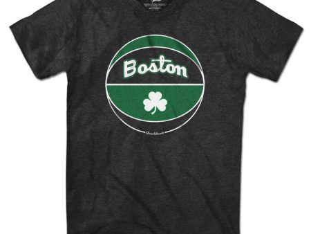 Boston Black And Green Basketball T-Shirt For Sale