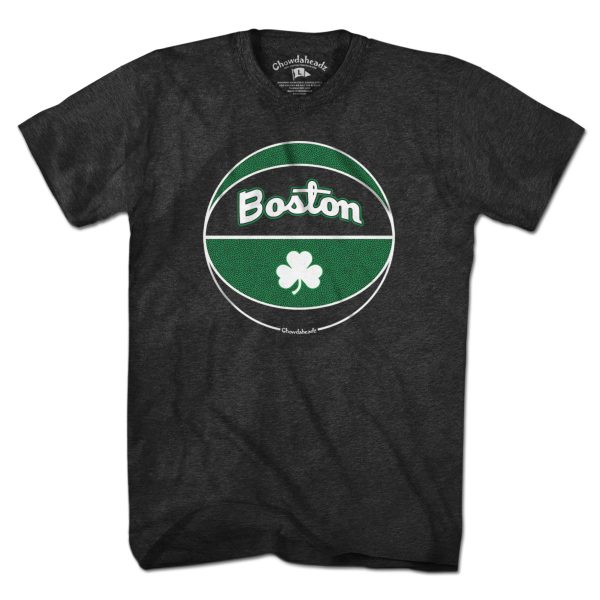 Boston Black And Green Basketball T-Shirt For Sale