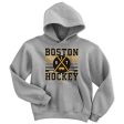 Boston Hockey Crossed Sticks Youth Hoodie Sale