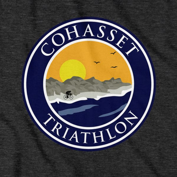 Cohasset Triathlon Logo Hoodie Hot on Sale