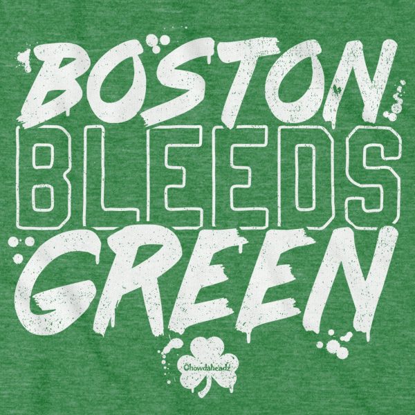 Boston Bleeds Green T-Shirt Sale