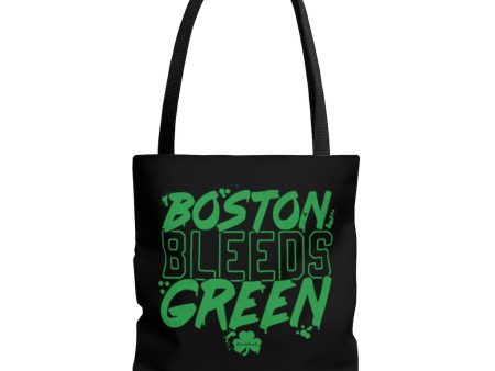 Boston Bleeds Green Tote Bag Supply