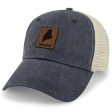 Maine Leather Patch Relaxed Trucker Online Hot Sale