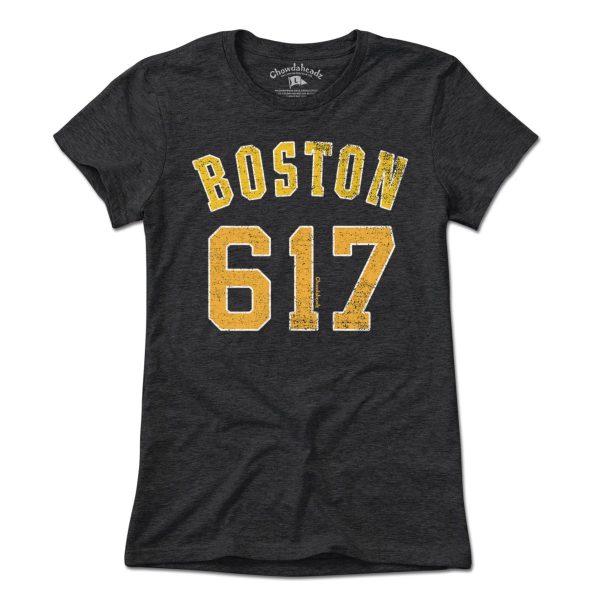 Boston 617 Hockey T-Shirt For Cheap