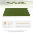 5 x 3 ft Artificial Turf Grass Practice Mat for Indoors and Outdoors-20mm For Cheap