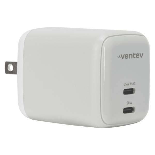 Ventev 65W Dual USB C GaN Mini Wall Charger by Ventev Sale