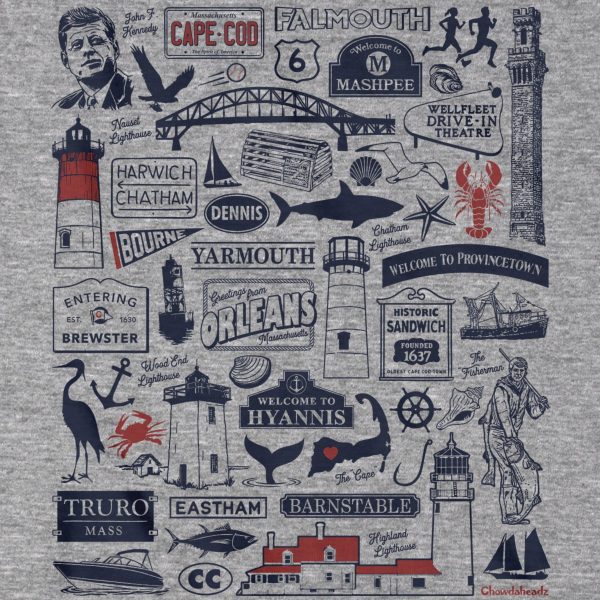 Cape Cod Tourist Attraction T-Shirt on Sale